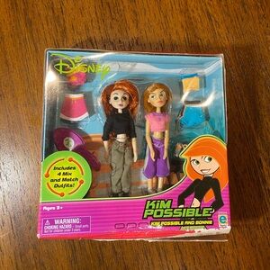 Disney Kim Possible and Bonnie Dolls - Black and Purple